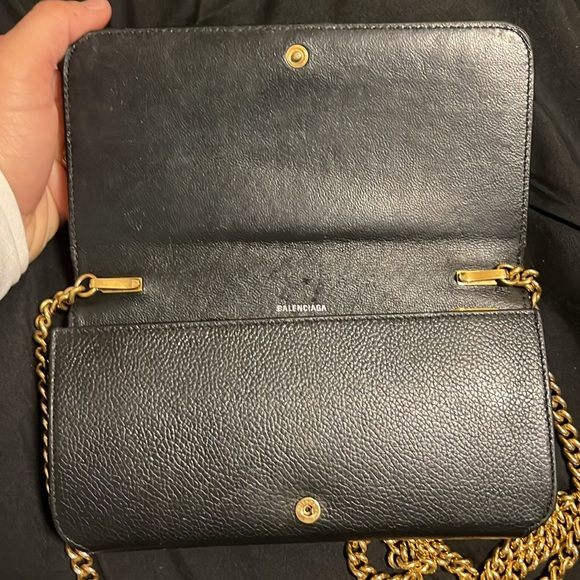 Authentic Balenciaga wallet with chain - Picture 2 of 8